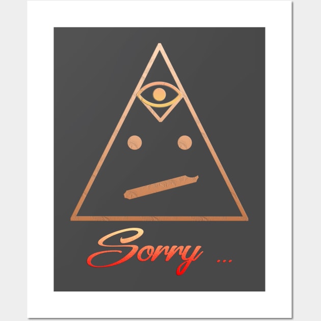 Sorry Wall Art by Esus Store